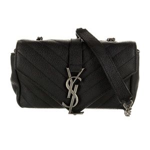 Classic Monogram Quilted Baby Shoulder Bag with Gunmetal Chain